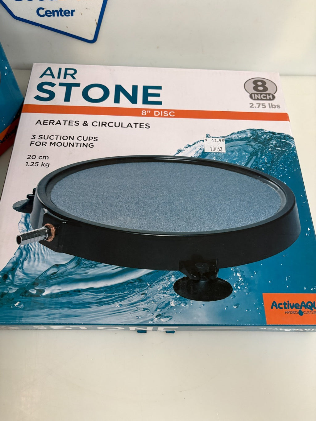 LOT OF 4 ACTIVE AQUA 8" AIR STONE AS8RD