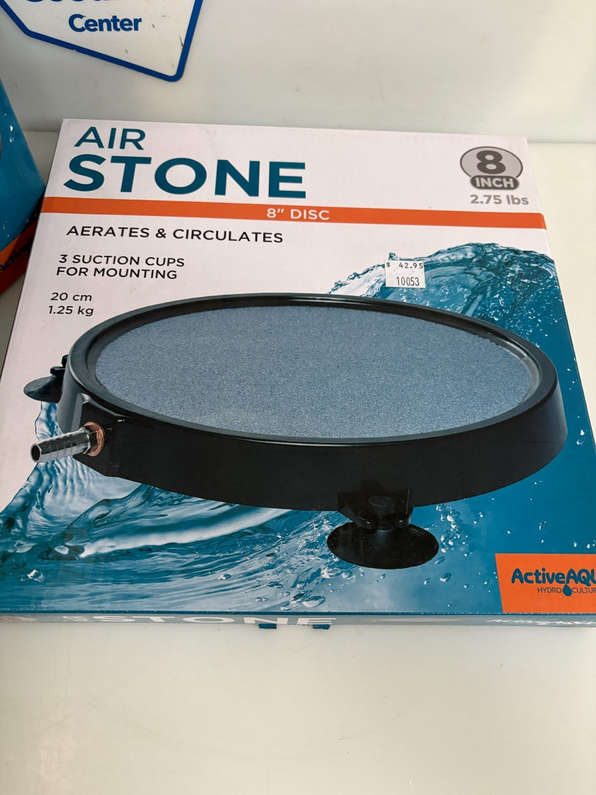 LOT OF 4 ACTIVE AQUA 8" AIR STONE AS8RD