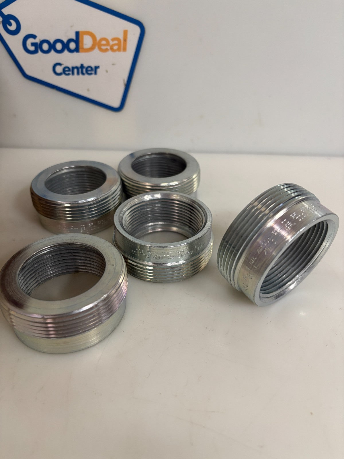 LOT OF 5 HUBBELL KILLARK RE65S REDUCING BUSHING STEEL