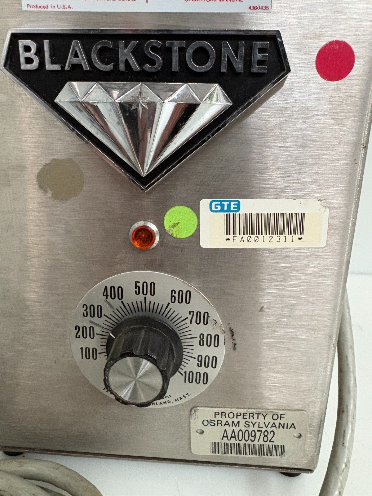 BLACKSTONE ULTRASONIC MELTER TP-3D W/POWER SUPPLY2