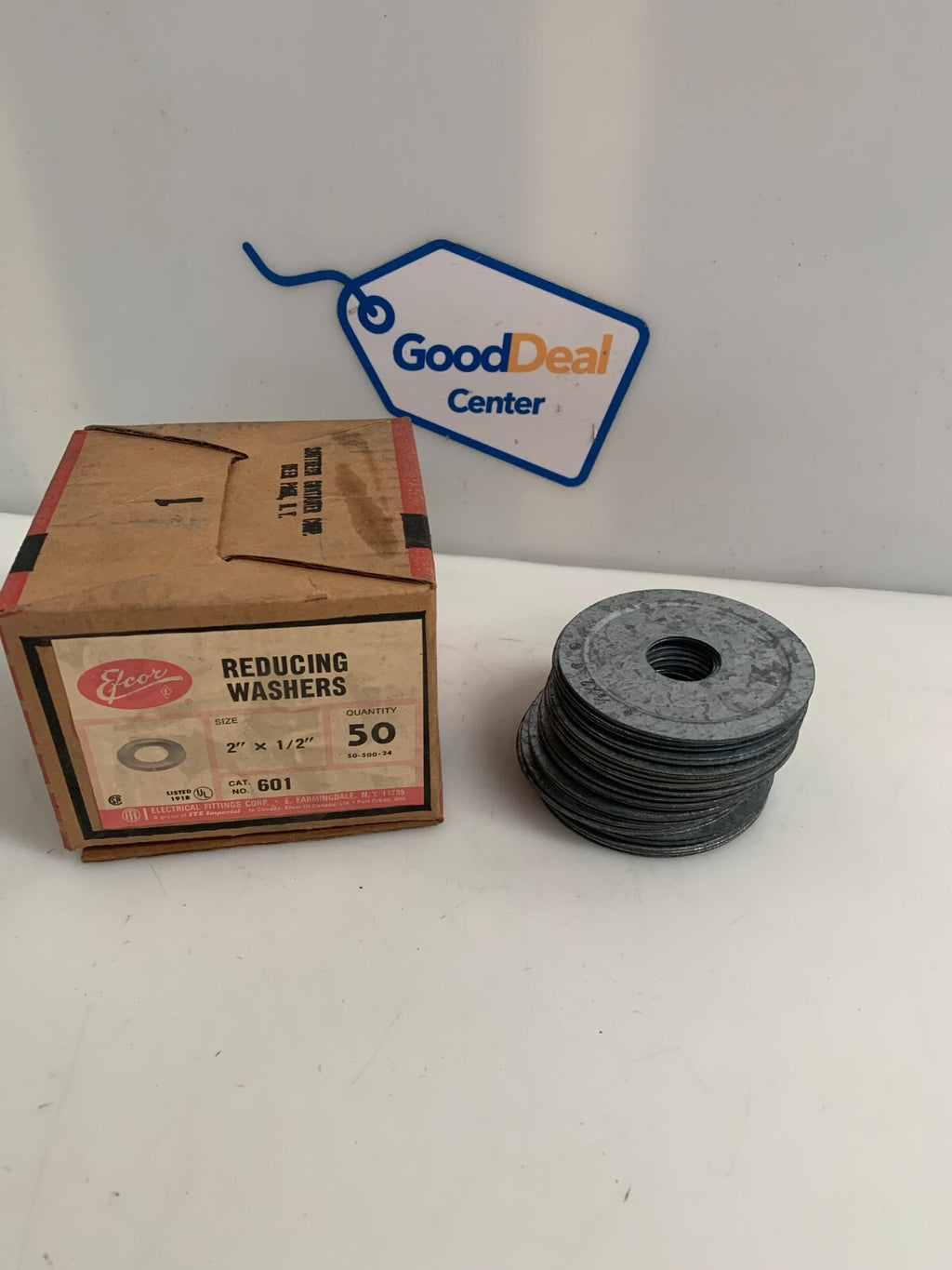 EFCOR GALV. REDUCING WASHER #601 44/BOX 2"X1/2"