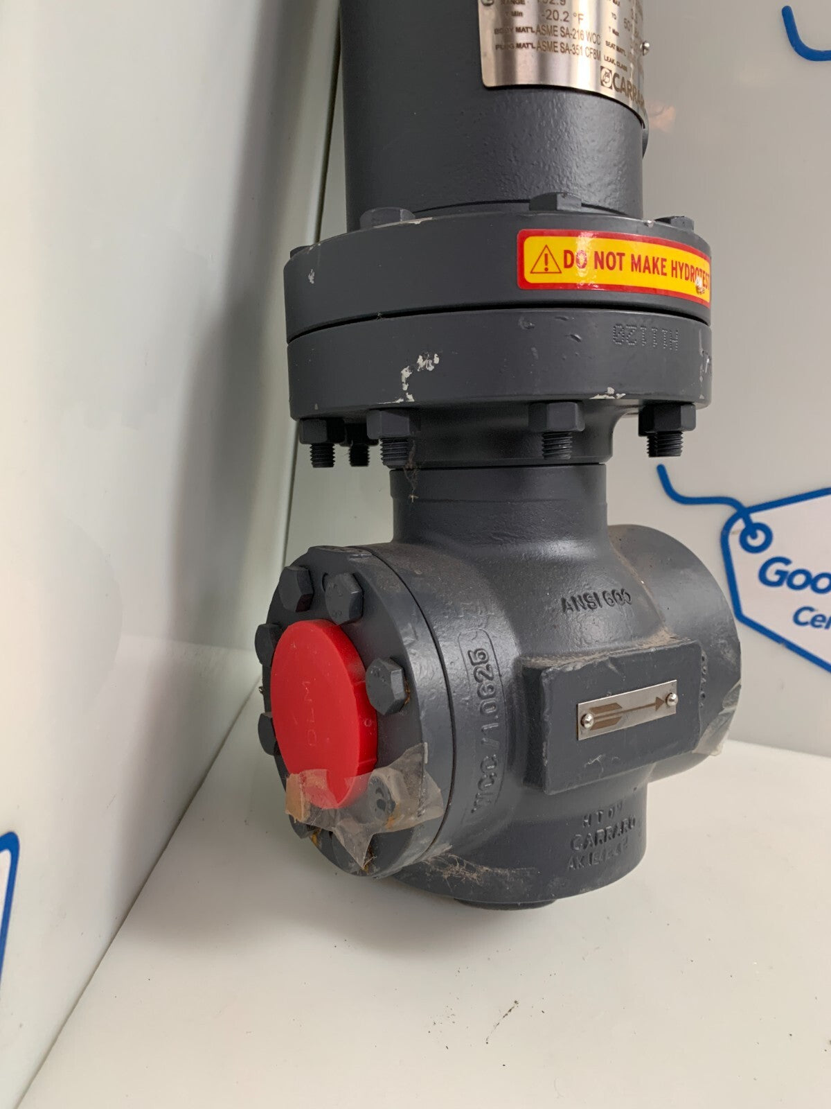 CARRARO ACTUATED CONTROL VALVE UBAN-V/AS2/100 W/ CARRARO VALVE WCC/1.0625 HT093