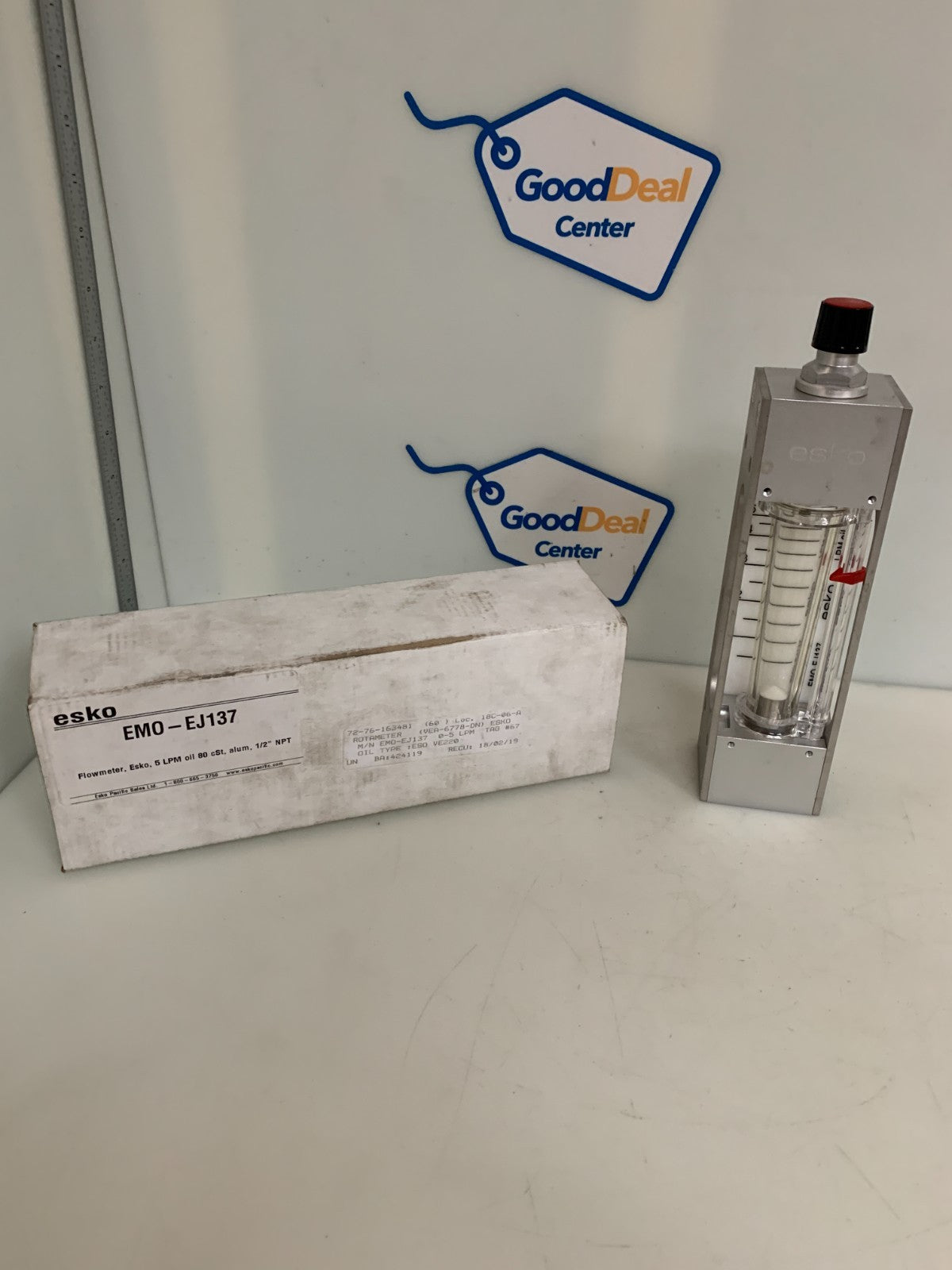 ESKO ALUMINIUM FLOWMETER 1/2" EMO-EJ137