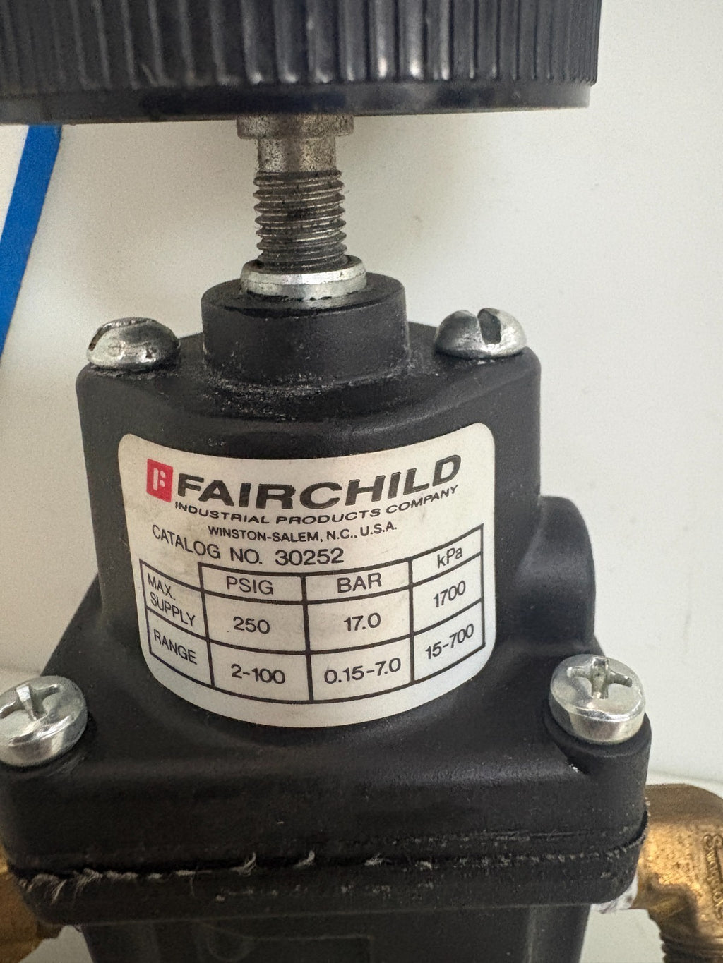 FAIRCHILD PRECISION REGULATOR 30252 1