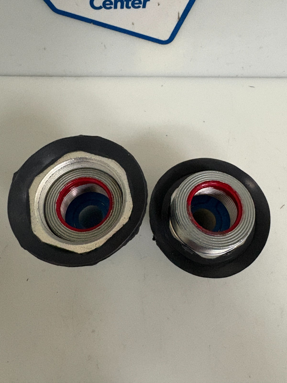 PLASTIBOND 1" REDH20T CONDUIT UNION FEMALE/FEMALE PVC COATED