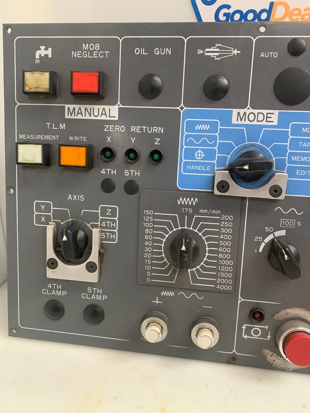 MATSUURA EN4-1400A CNC OPERATOR CONTROL PANEL
