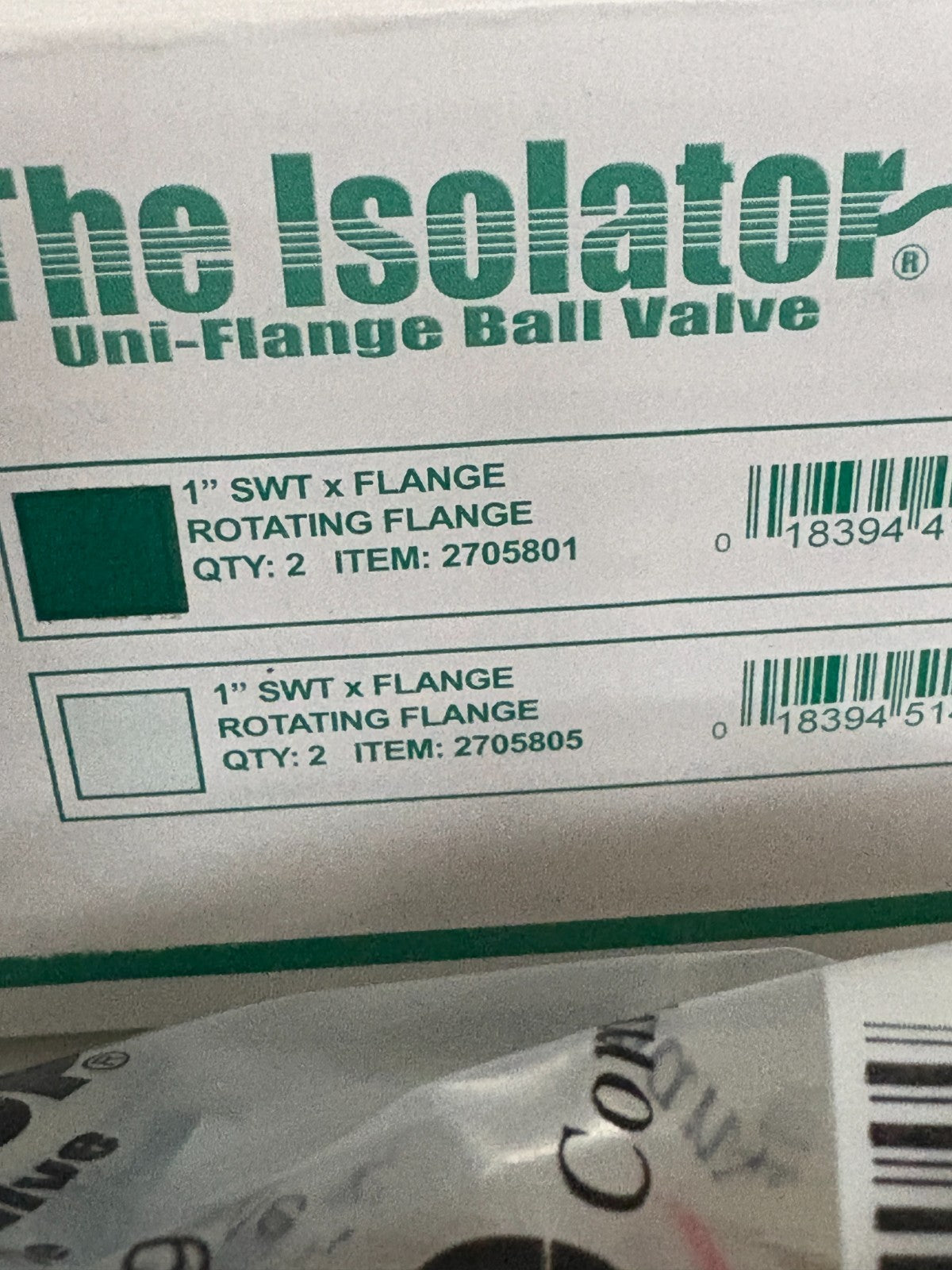 THE ISOLATOR BALL VALVE W/ROTATING FLANGE #2705801