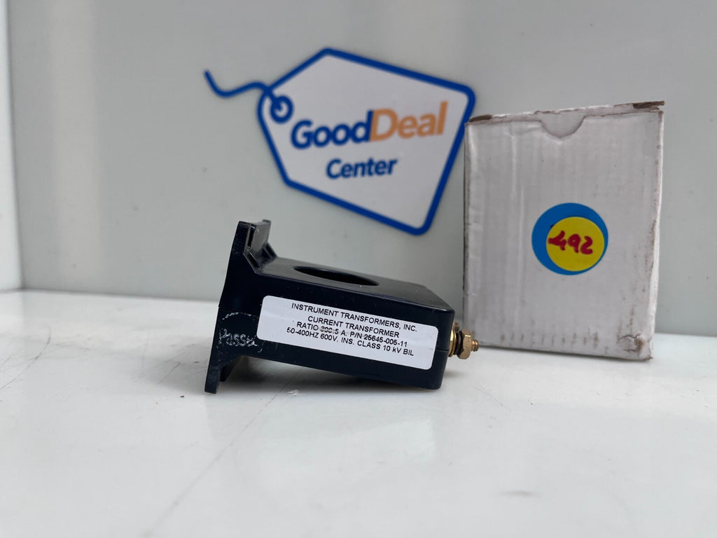 INSTRUMENT TRANSFORMERS INC 25645-005-11 TCurrent Transformer0