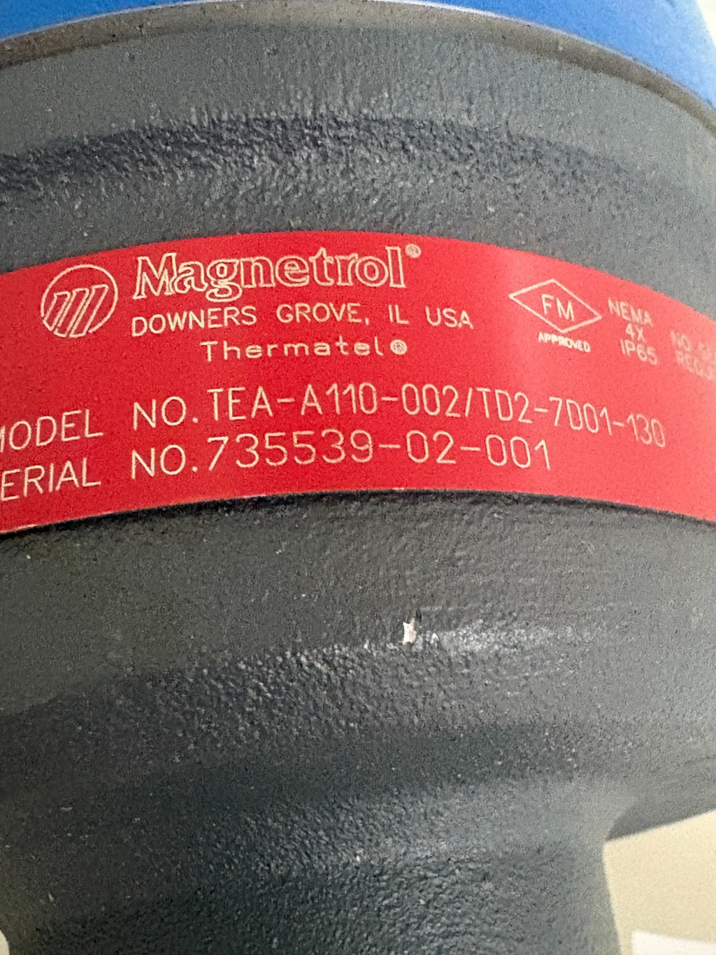 MAGNETROL FLOW SWITCH TEA-A110-002/TD2-7001-130