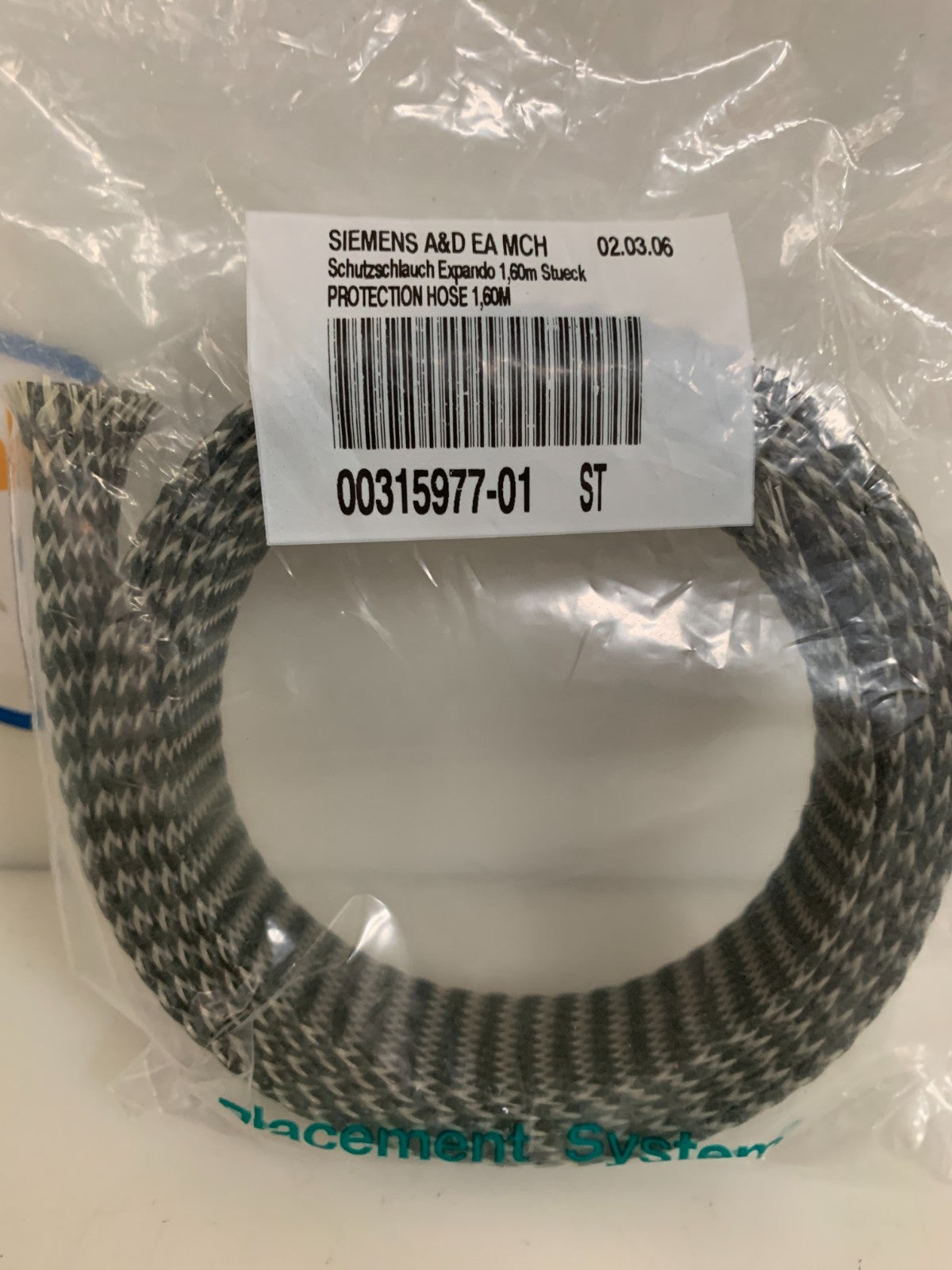 SIEMENS PROTECTION HOSE 00315977-01 ST