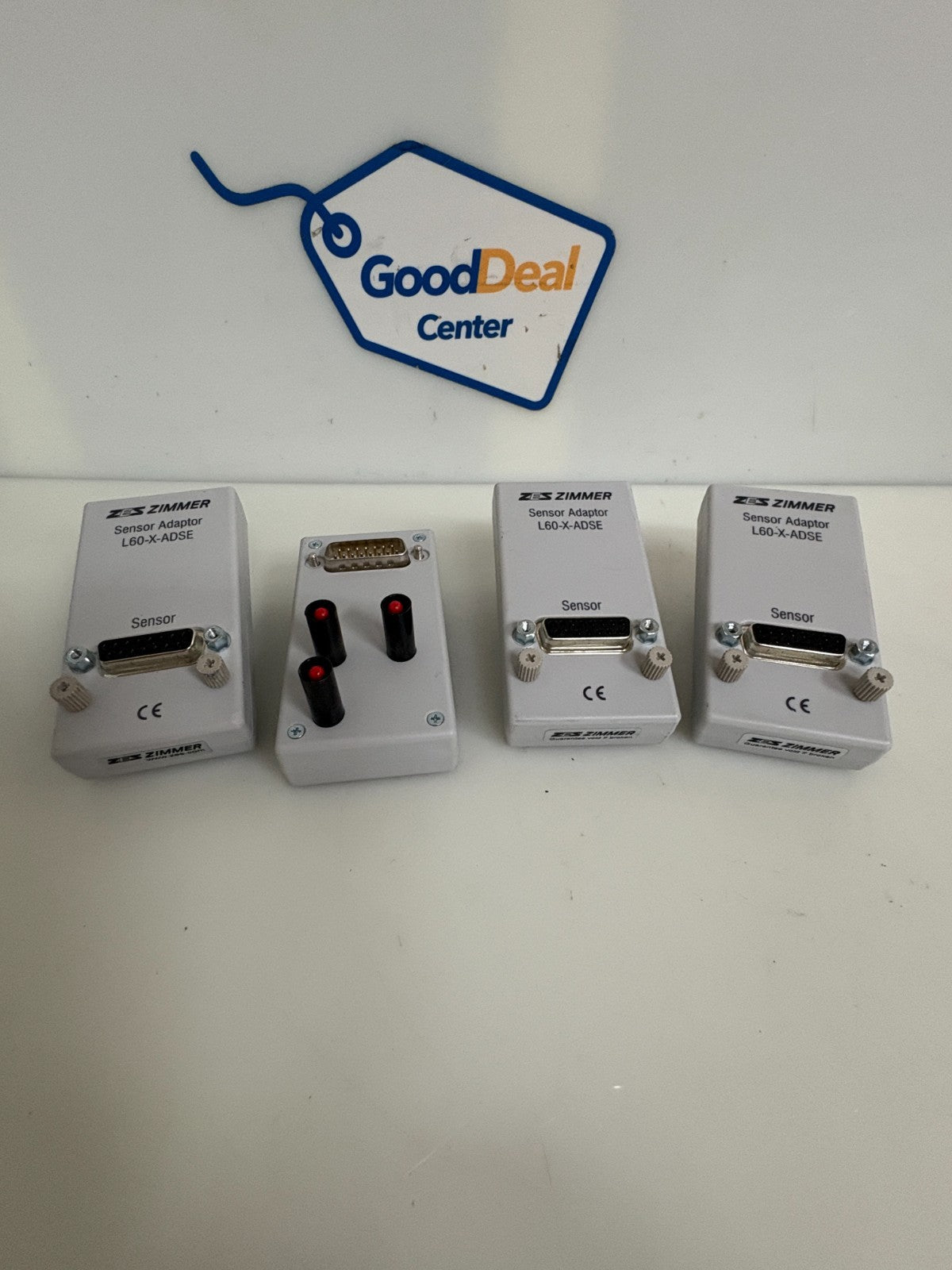 LOT OF 4 ZES ZIMMER SENSOR ADAPTOR L60-X-ADSE0