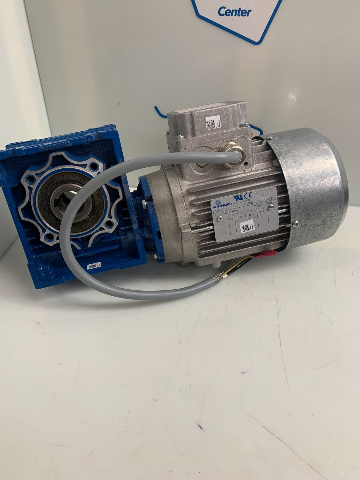 MOTOVARIO T71A4 Thermally Protected 1/3HP Motor  w/Worm Gear Reducer MNRV/0500