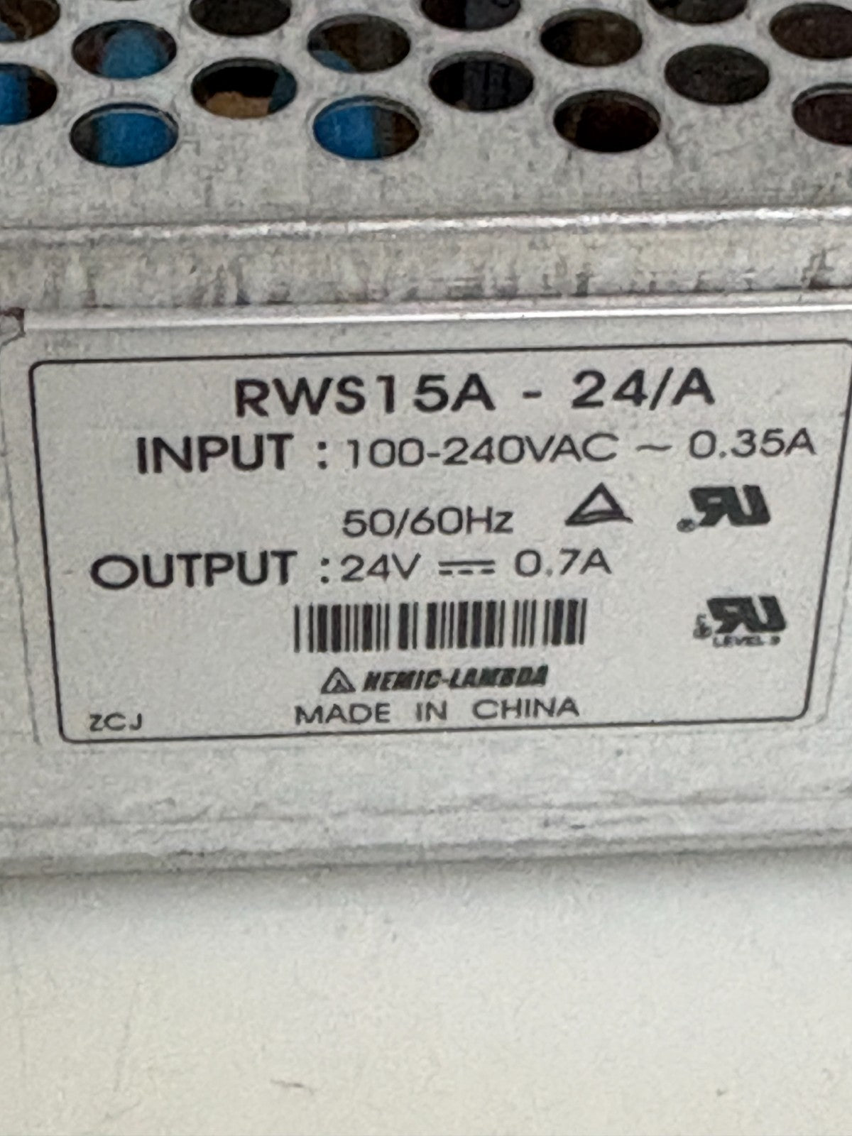 NEMIC LAMBDA SWITCHING POWER SUPPLY RWS15A-24/4