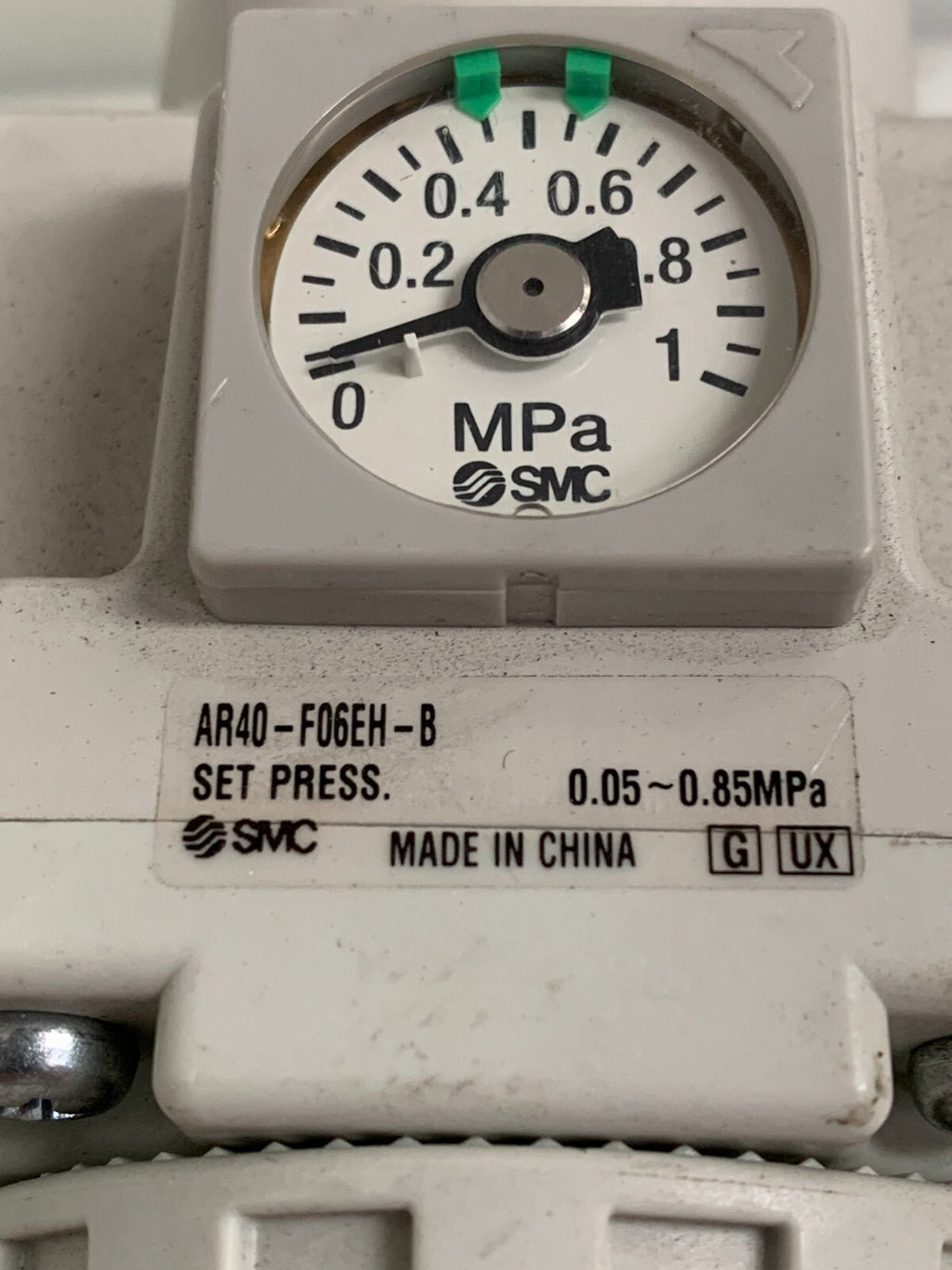 SMC PRESSURE GAUGE AR40-F06EH-B