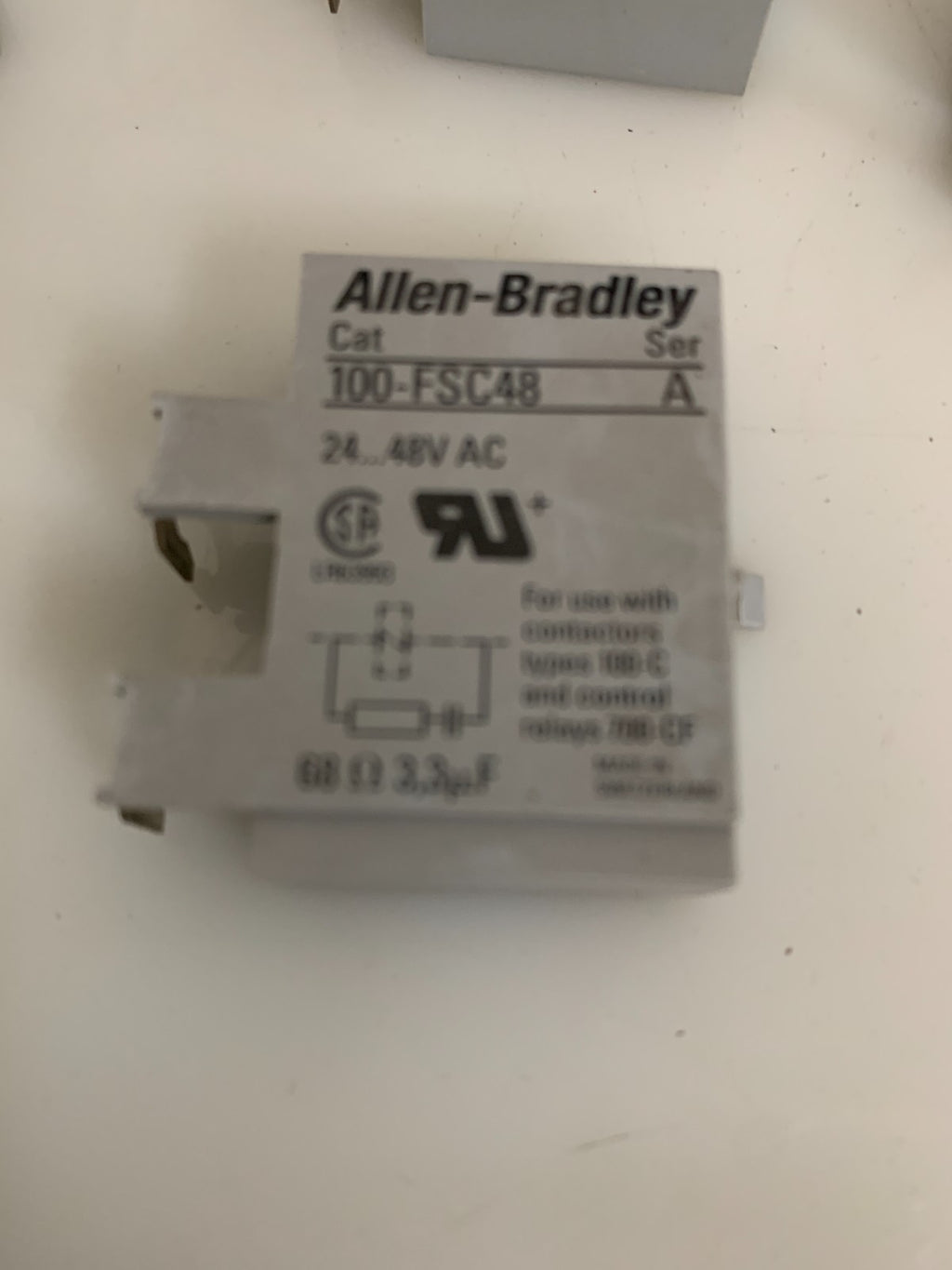 LOT OF 4 ALLEN BRADLEY SURGE SUPPRESSOR 100-FSC48 SER A