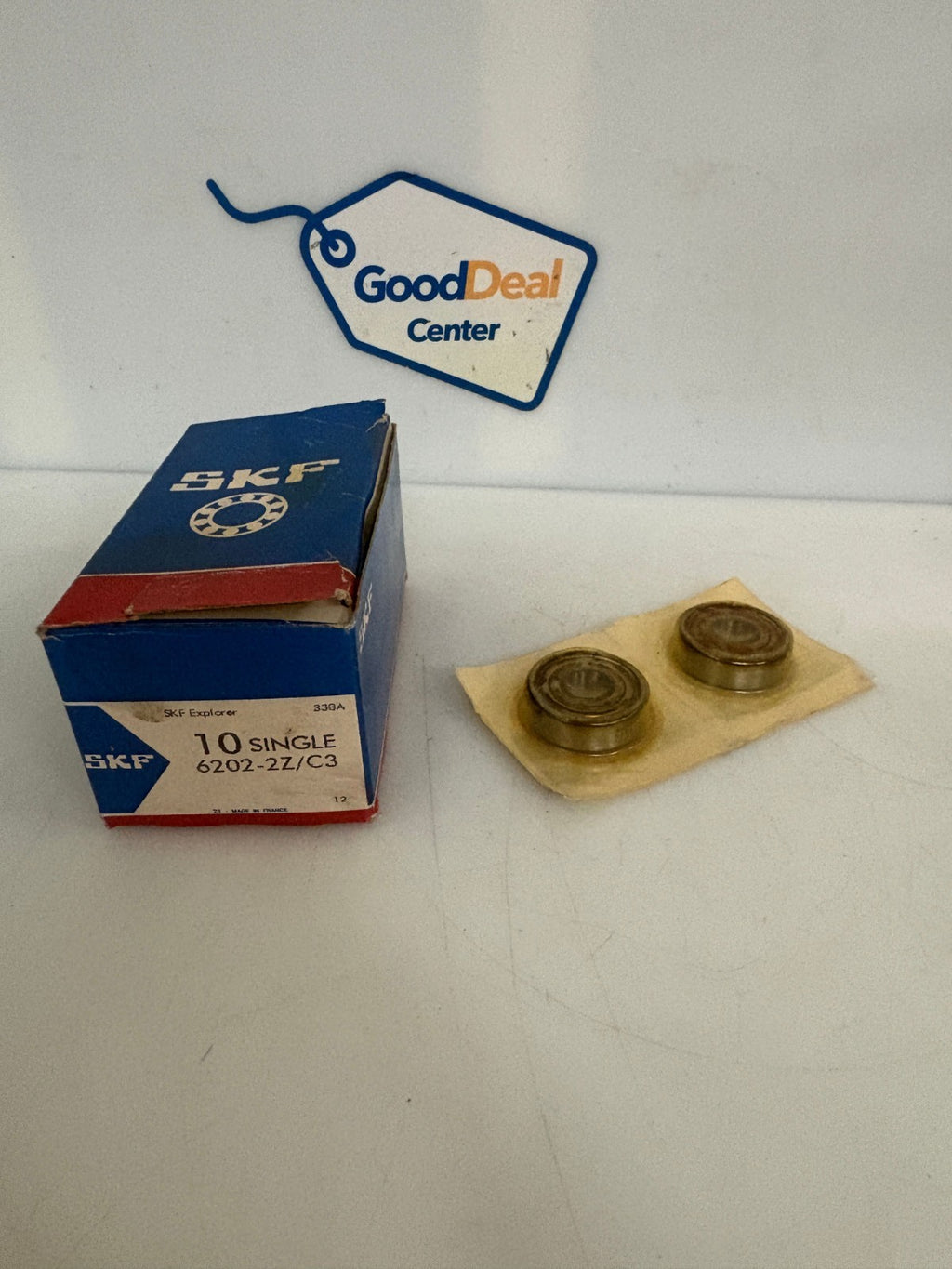 BOX OF 10 SKF EXPLORER BALL BEARING 6202-2Z/C30