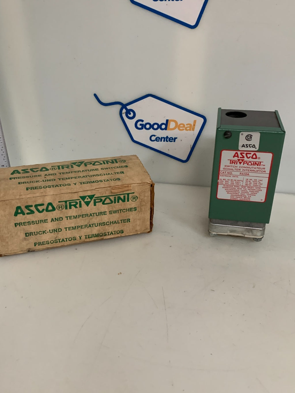 ASCO TRI POINT PRESSURE AND TEMP. SWITCH #PA10A