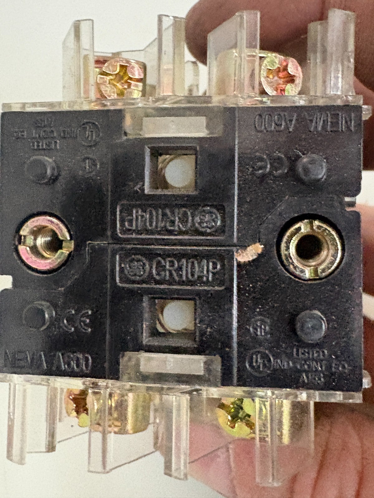 GENERAL ELECTRIC SE307 & CR104P CR104PSG21B SELECTOR SWITCH 2 POS.3