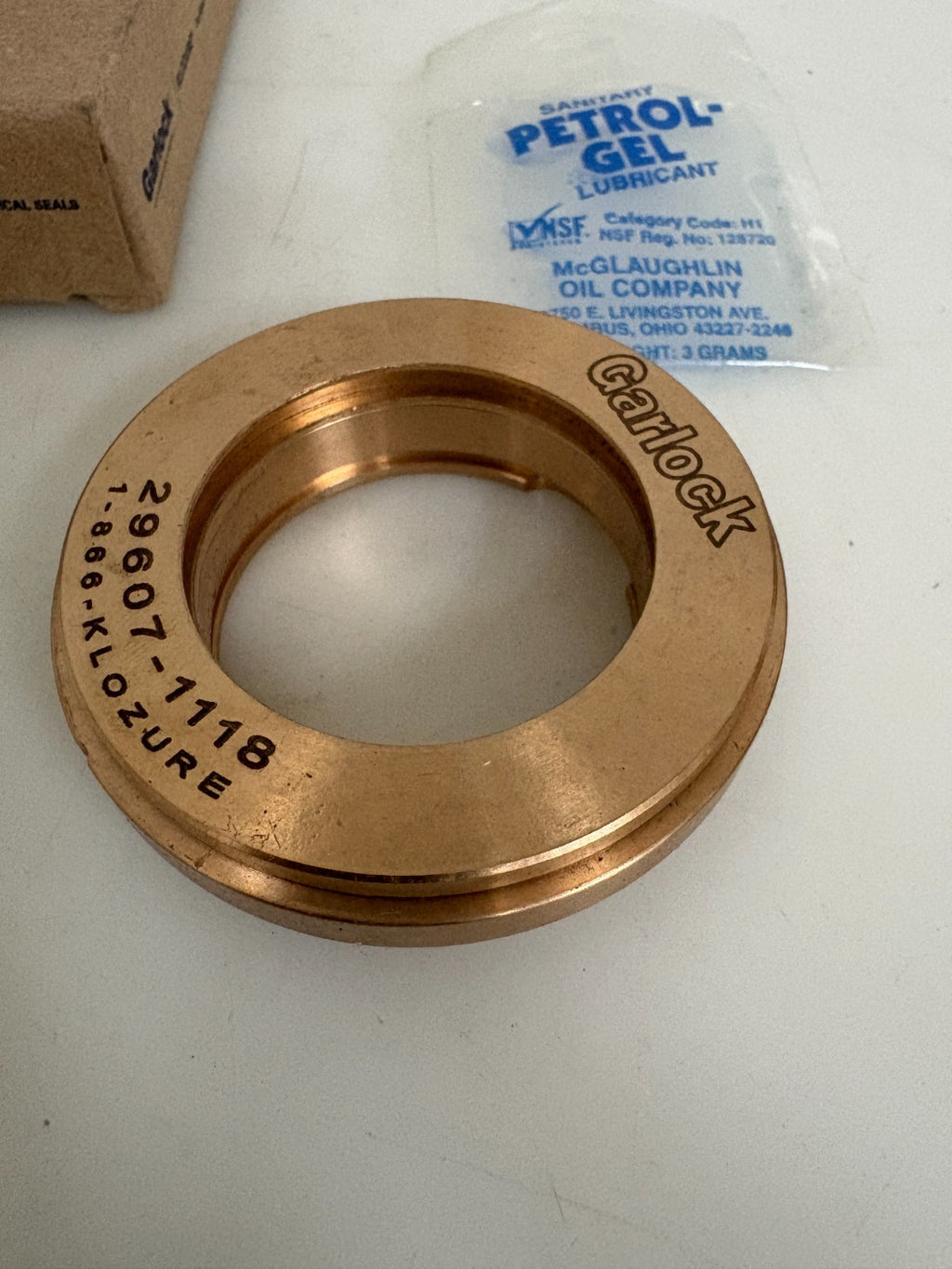 GARLOCK KLOZURE GUARDIAN BEARING ISOLATOR 29607-1118