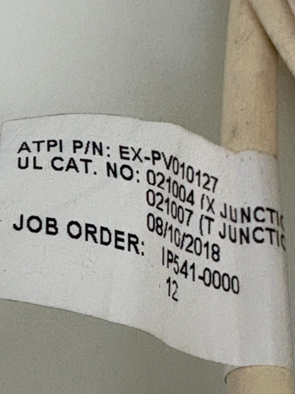 APTI S-530 GROUNDING CABLE LOOM EX-PV0101272