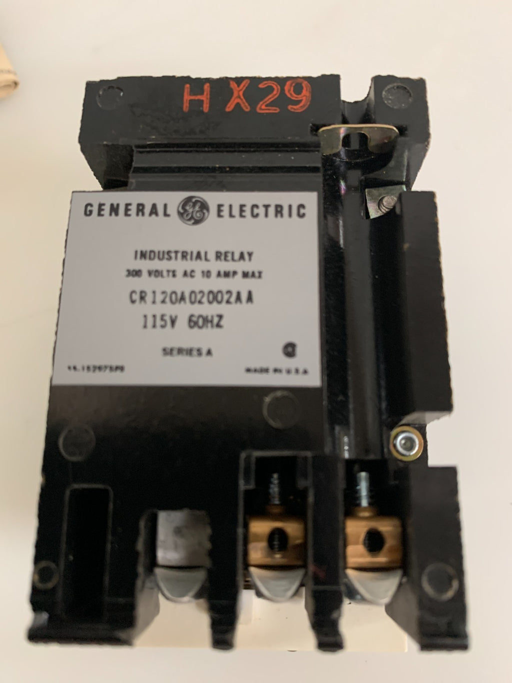 GENERAL ELECTRIC INDUSTRIAL RELAY CR120A02002AA2