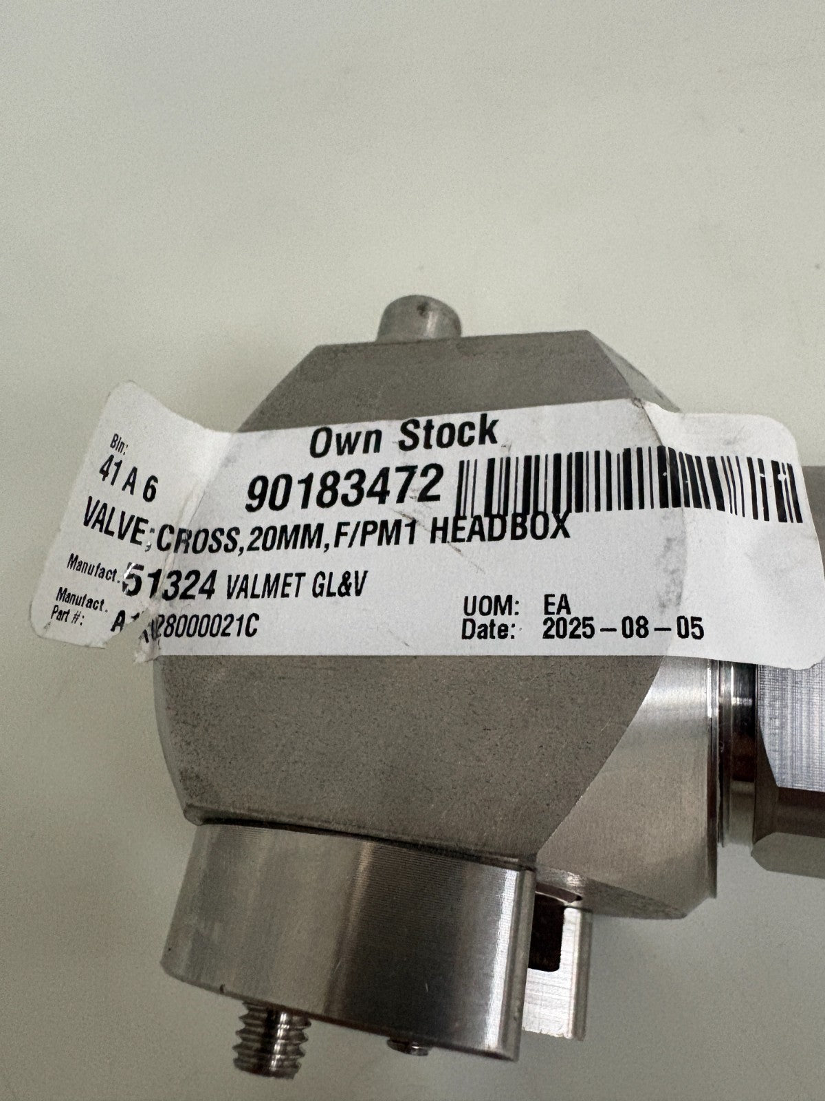 VALMET DILUTION VALVE A1028-00-0021C