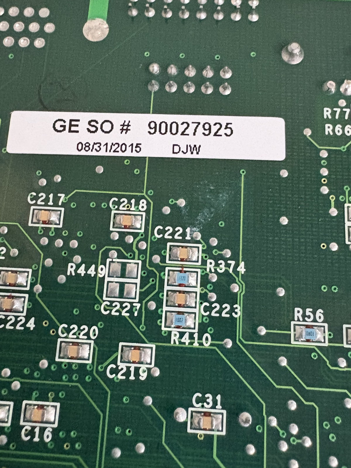GENERAL ELECTRIC MASTER CONTROLLER CIRCUIT BOARD IS200VCM1H2BCC-W02