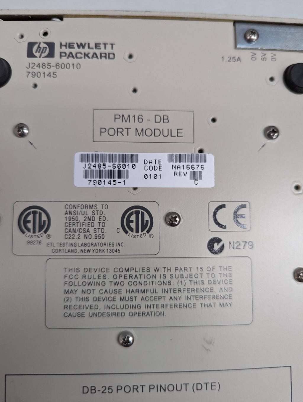 Double HP PM16-DB Port Modules