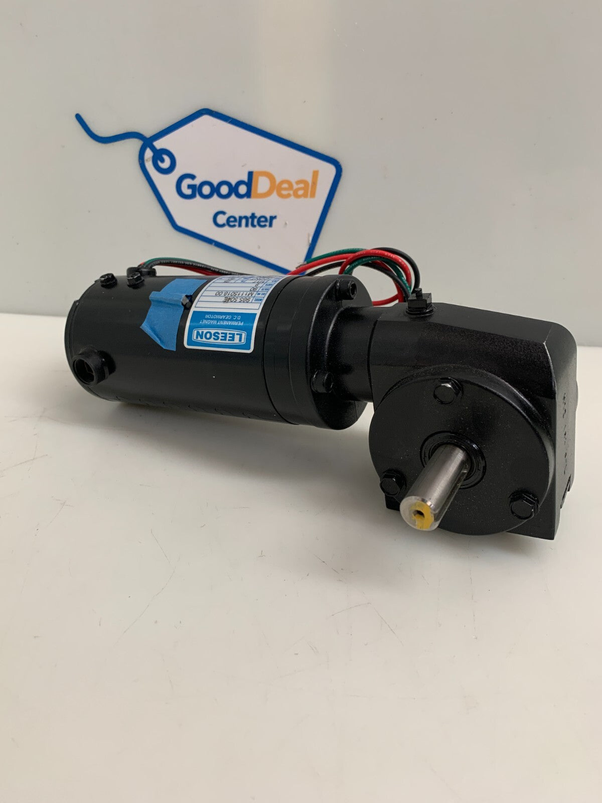 Leeson 985.504E Permanent Magnet D.C. Gearmotor 60:1 Ratio 1/17 HP 90V