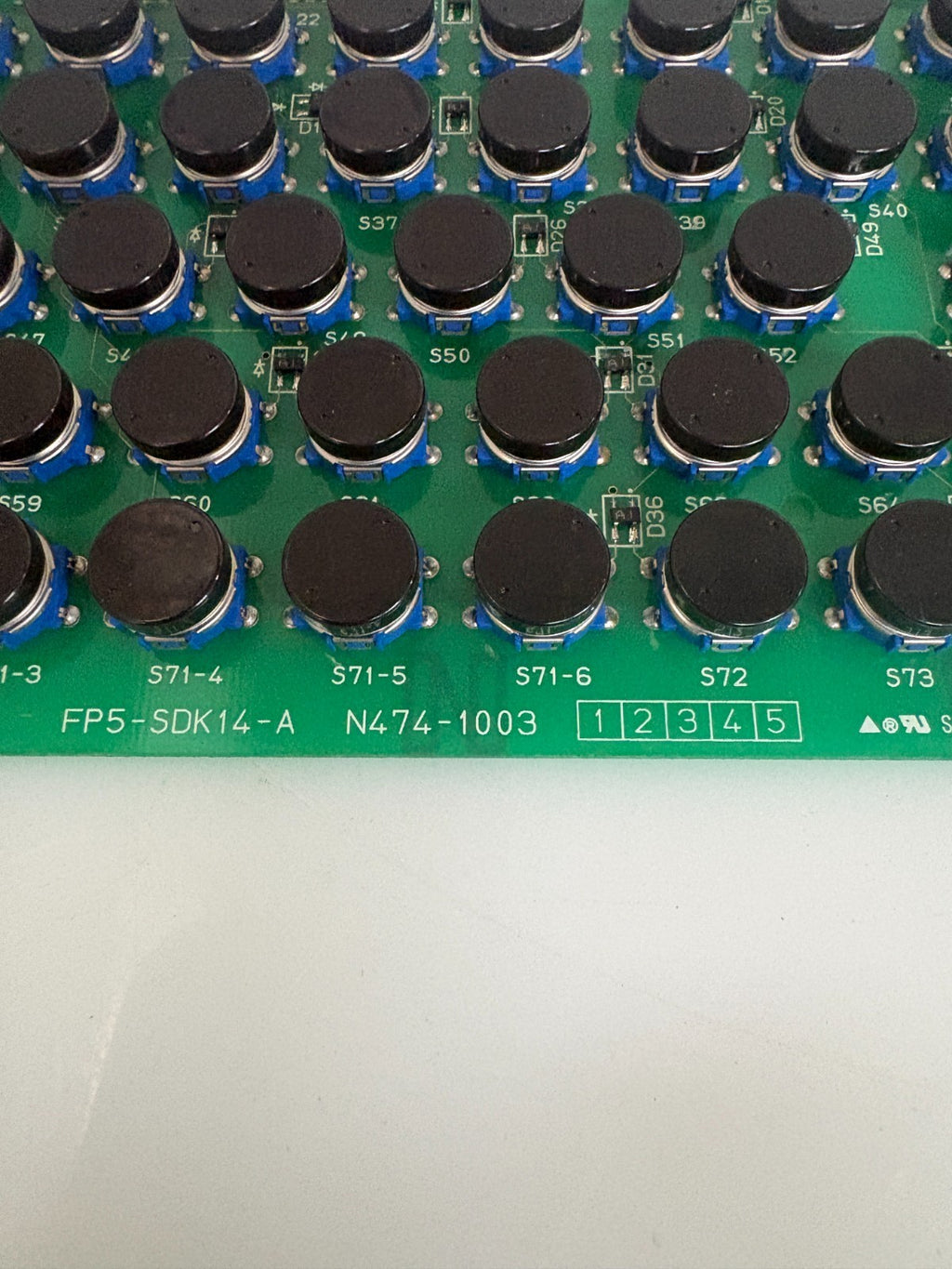 SODICK PUSH BUTTON CIRCUIT BOARD FP5-SDK14-A N474-10032
