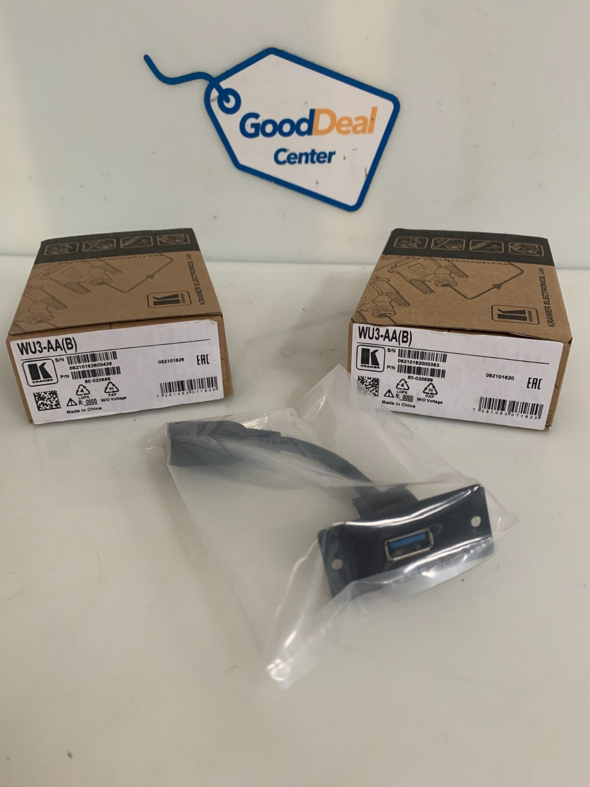 LOT OF 2 KRAMER CABLE WU3-AA (B) 80-020699