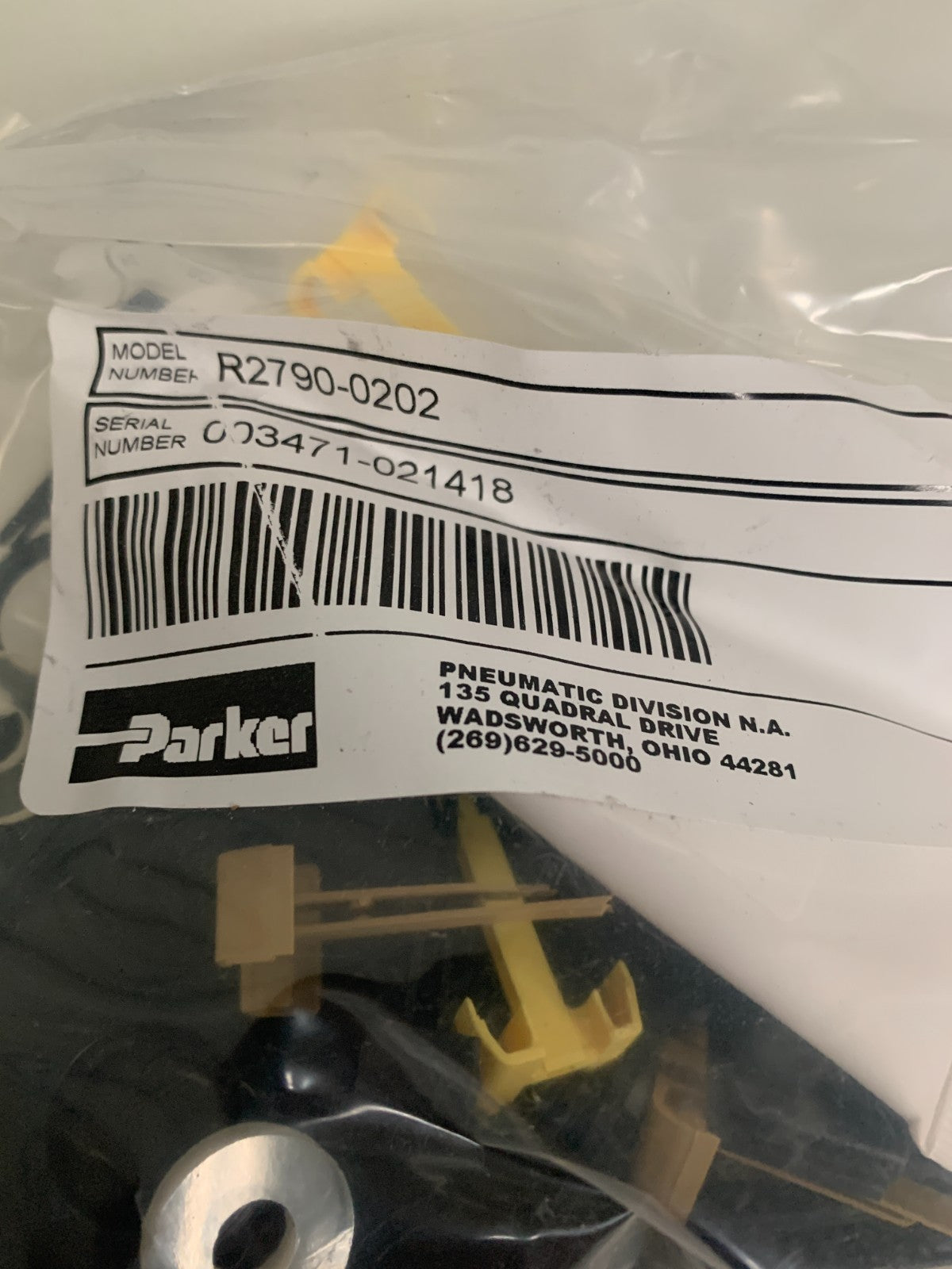 PARKER PNEUMATIC SEAL KIT 25 MM R2790-0202
