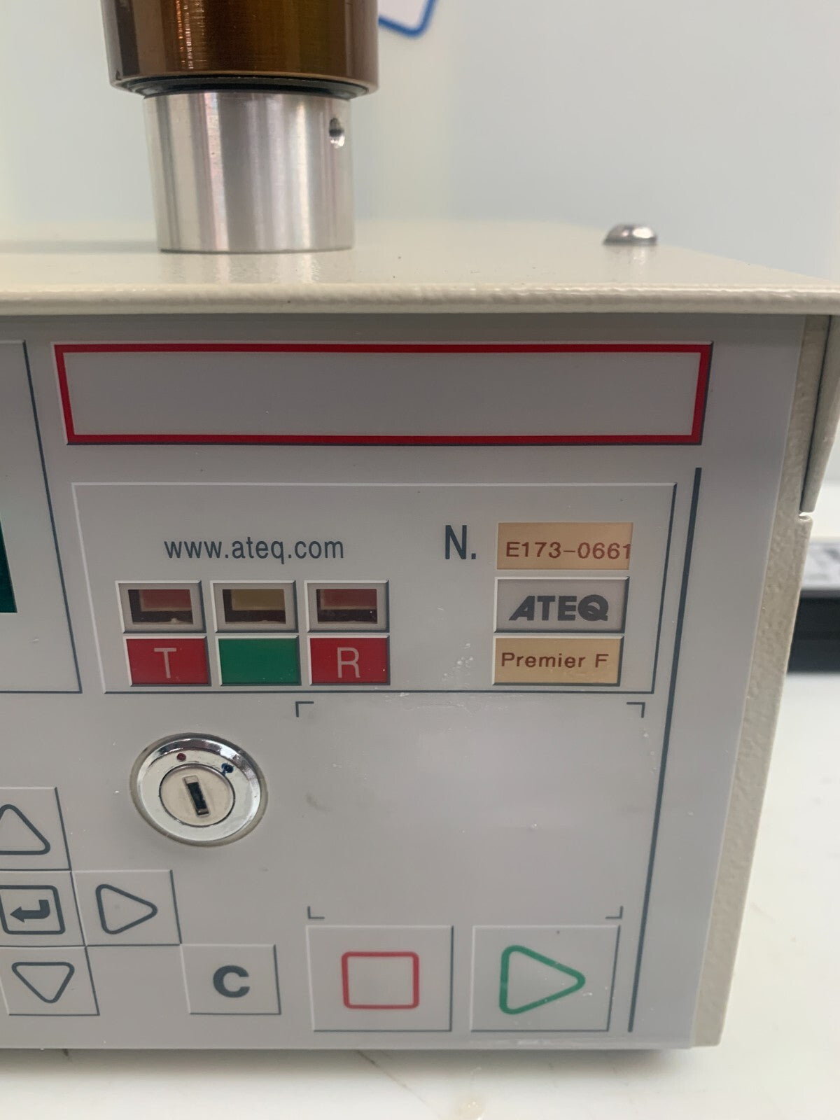 ATEQ E173-1372 Speed Leak Tester (MISSING KEY)