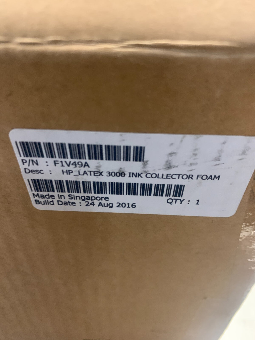 HP LATEX 3000 FOAM INK COLLECTOR F1V49A NEW IN BOX1