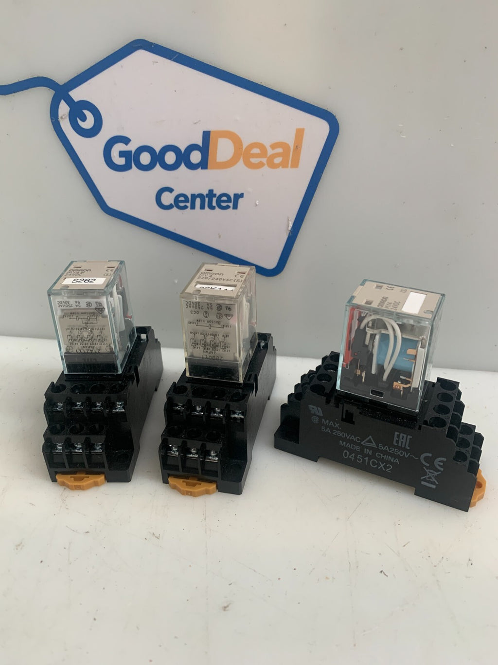 OMRON  MY4  24VDC  Mix of 3  (Different ones)  w/Stand