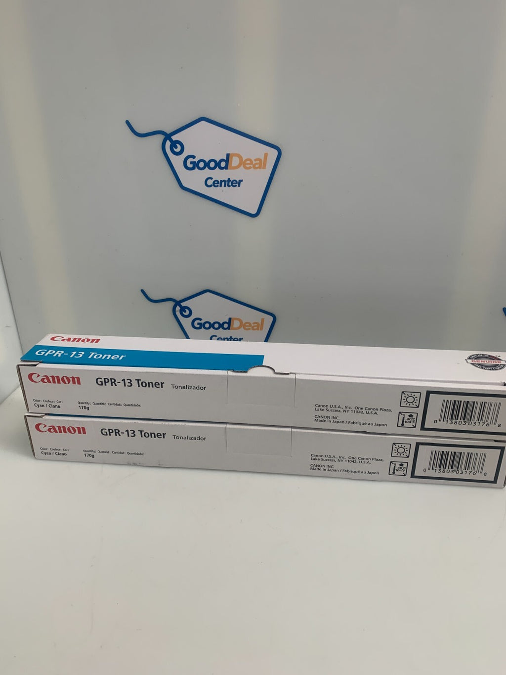 LOT OF 2 CANON GPR-13 GPR13 Canon IR C2570/C3100/C3170 Cyan Toner 8640A003AA