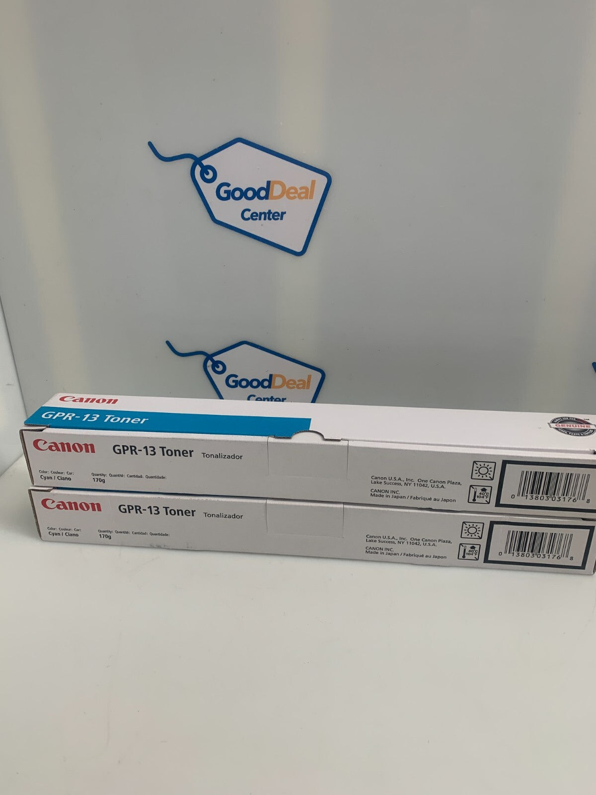 LOT OF 2 CANON GPR-13 GPR13 Canon IR C2570/C3100/C3170 Cyan Toner 8640A003AA