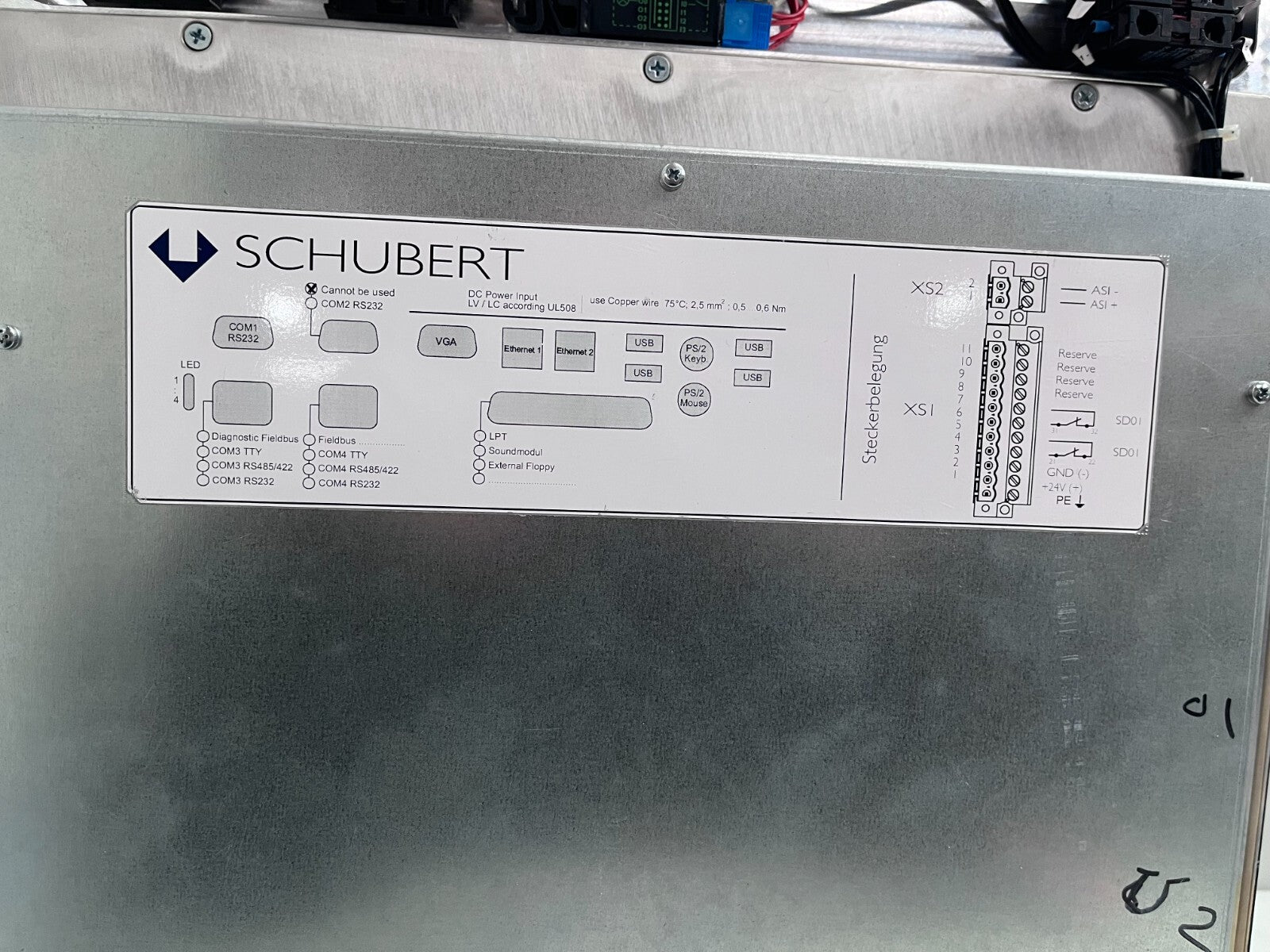 SCHUBERT  HMI Open Interface Panel  6359123