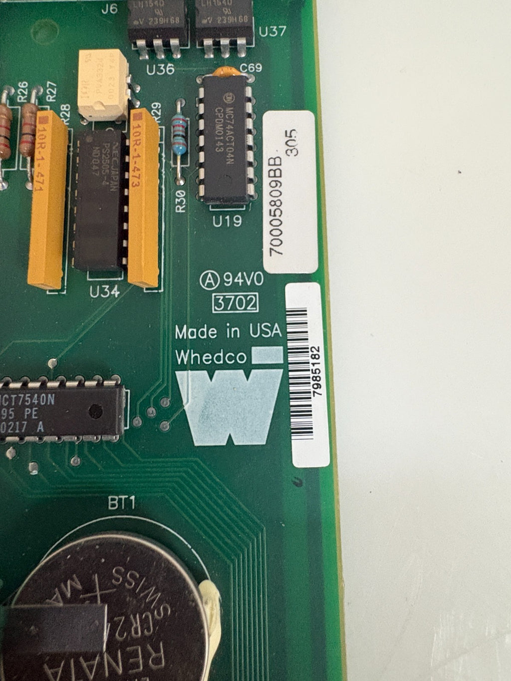 WHEDCO 70005809BB 305 CIRCUIT BOARD2
