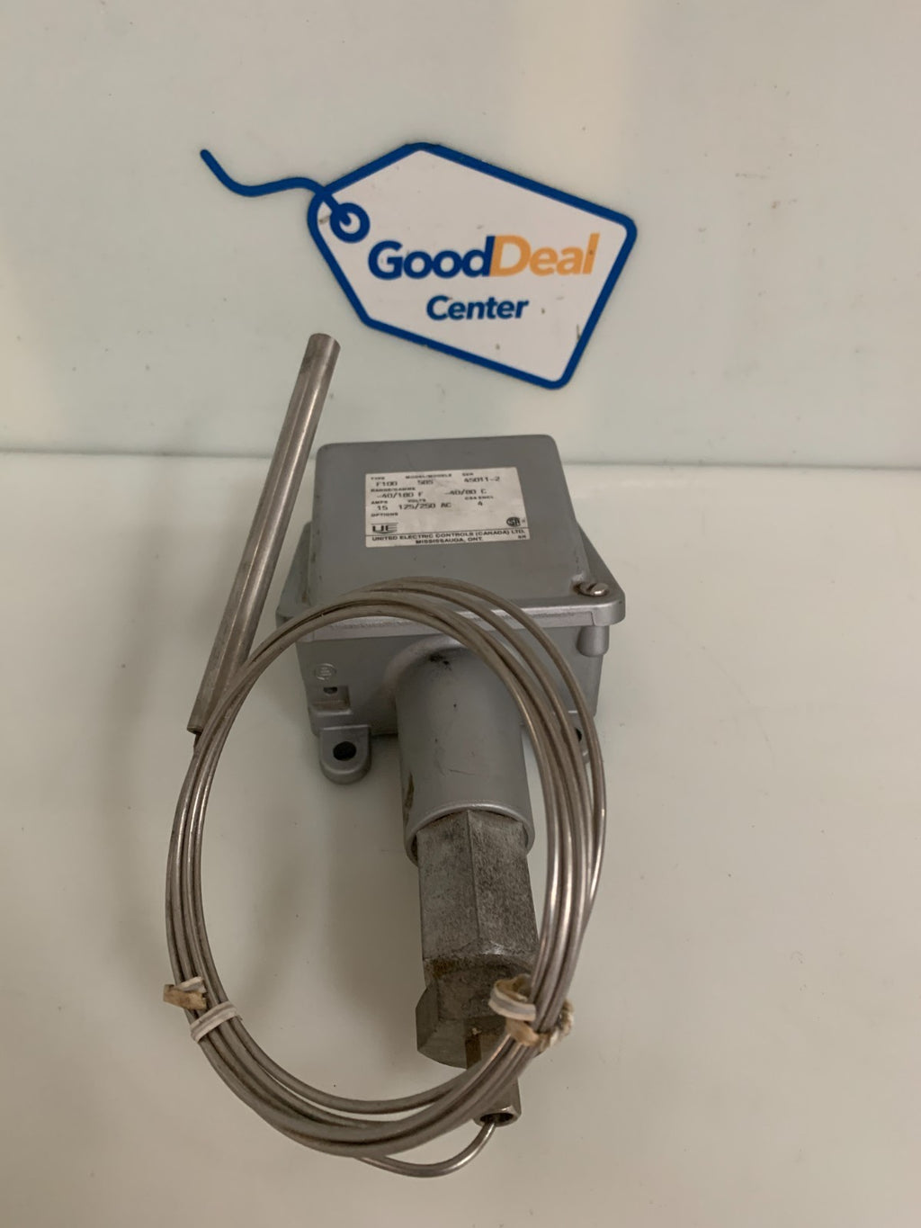 UNITED ELECTRIC CONTROLS TEMPERATURE CONTROL F100 5BS