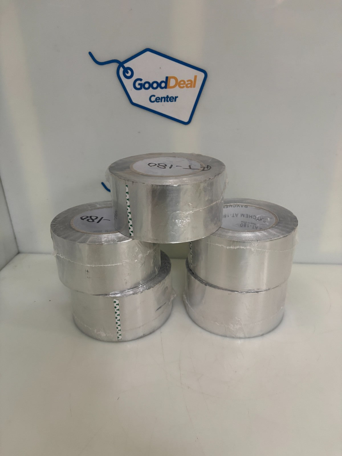 LOT OF 5 RAYCHEM ALUMINIUM HEATING TAPE AT-180 180' ROLL0