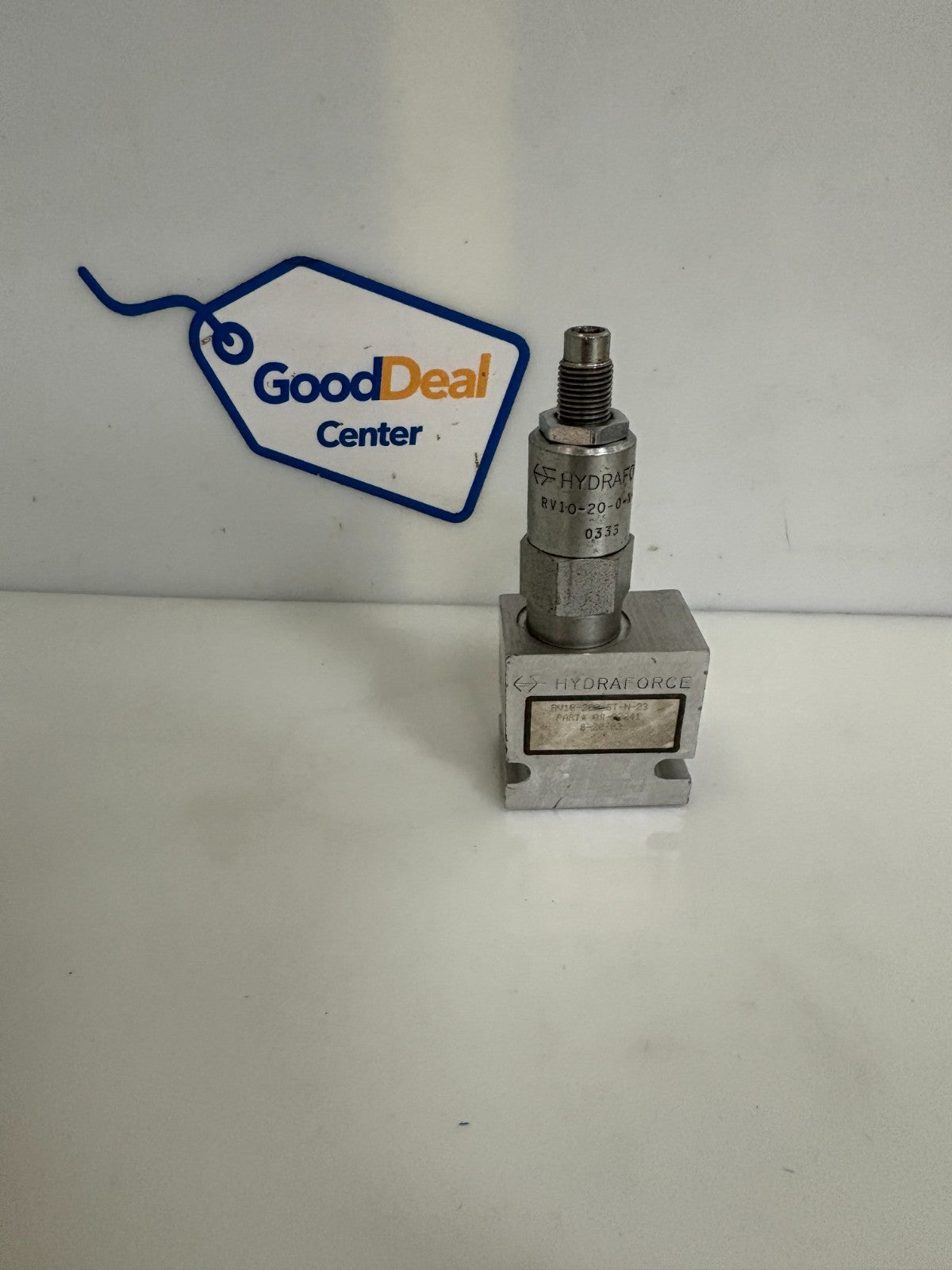 HYDRAFORCE HYDRAULIC BLOCK RV10-20A-6T-N-23 W/RELIEF VALVE RV10-20-0-N-23
