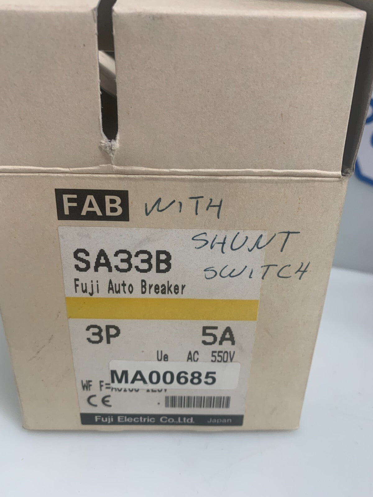 FUJI  SA33B   Auto Breaker   BB3ASB-005
