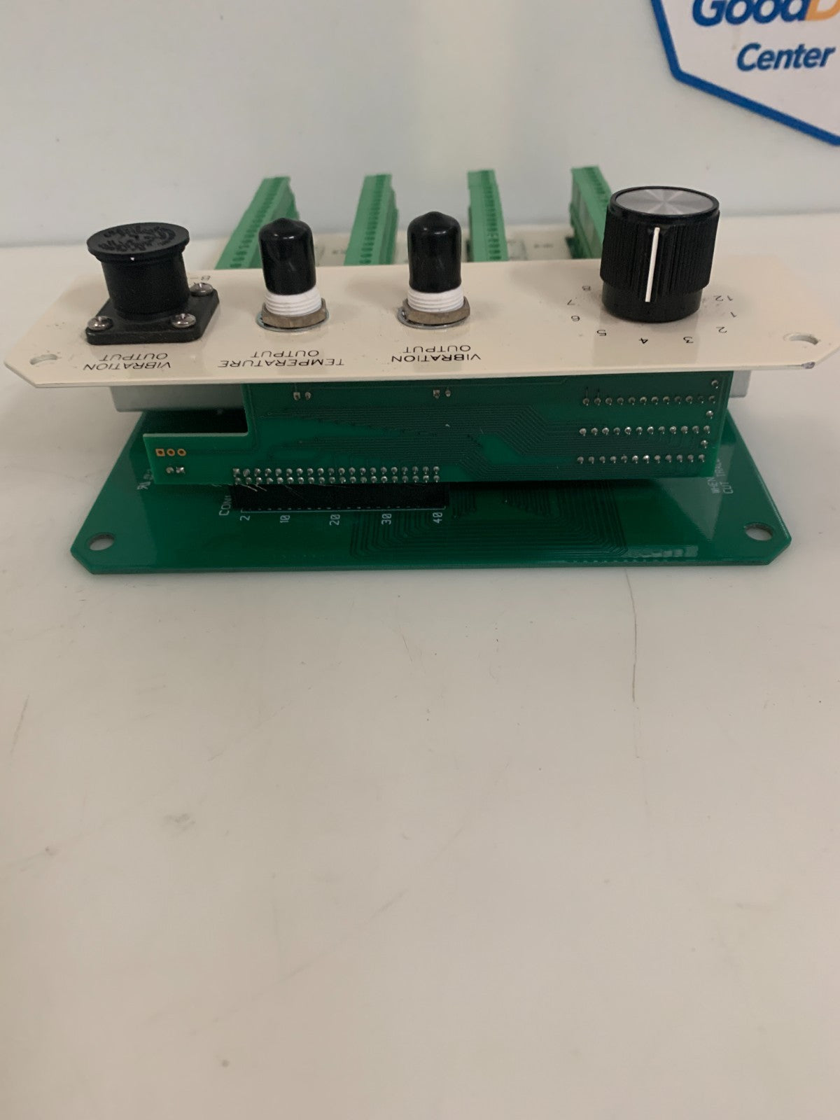 IRD 12 CHANNEL I/O VIBRATION AND TEMPERATURE CONTROL BOARD 69680-01 REV NR