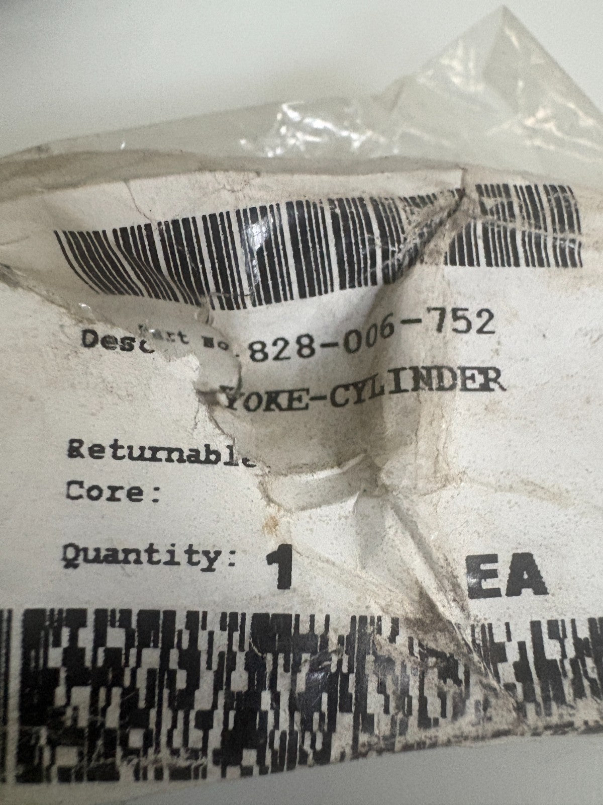 LOT OF 3 RAYMOND YOKE CYLINDER 828-006-752