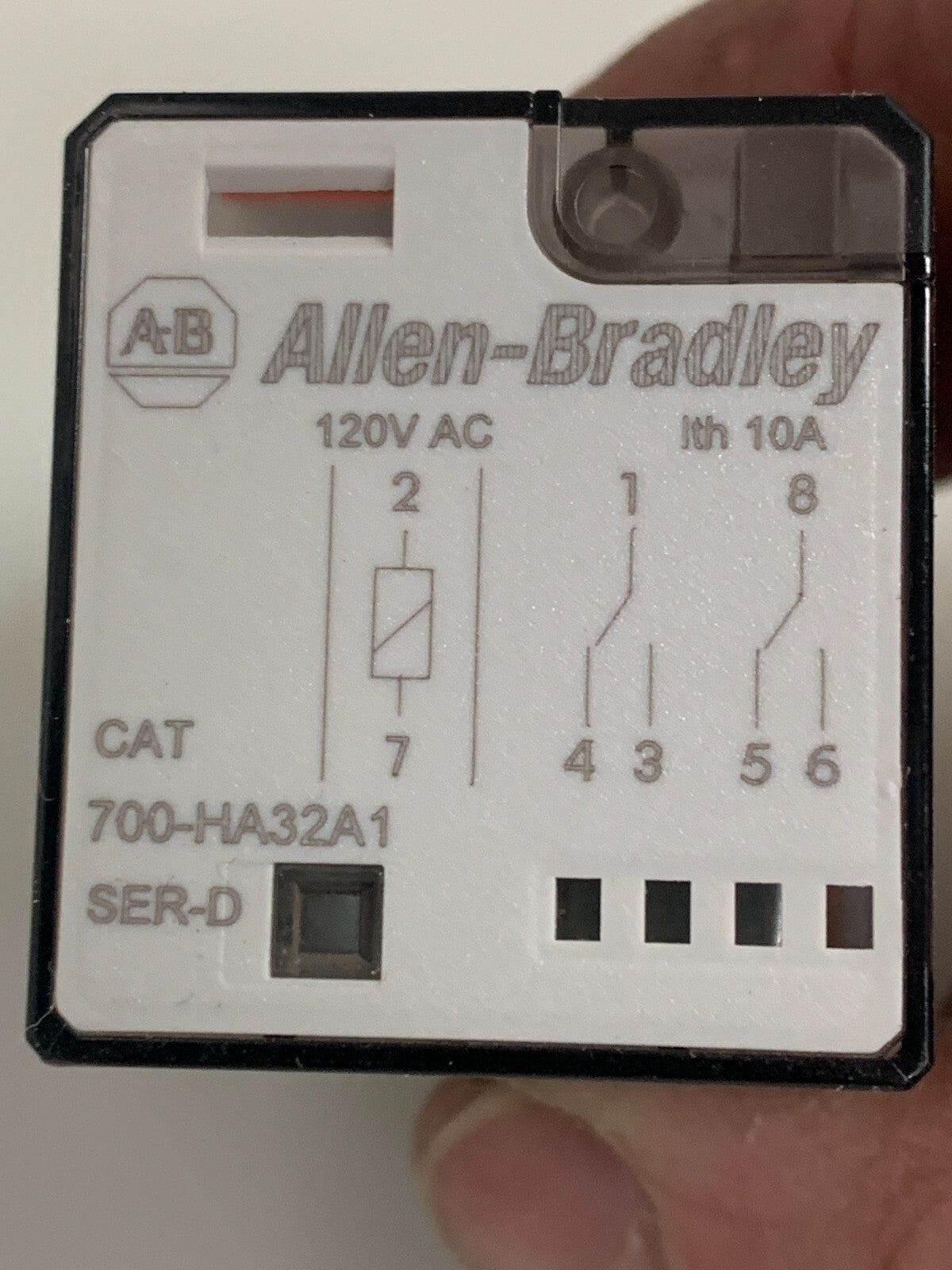 ALLEN BRADLEY  10A Relay  700-HA32A1  Serie D  (Lot of 2)2