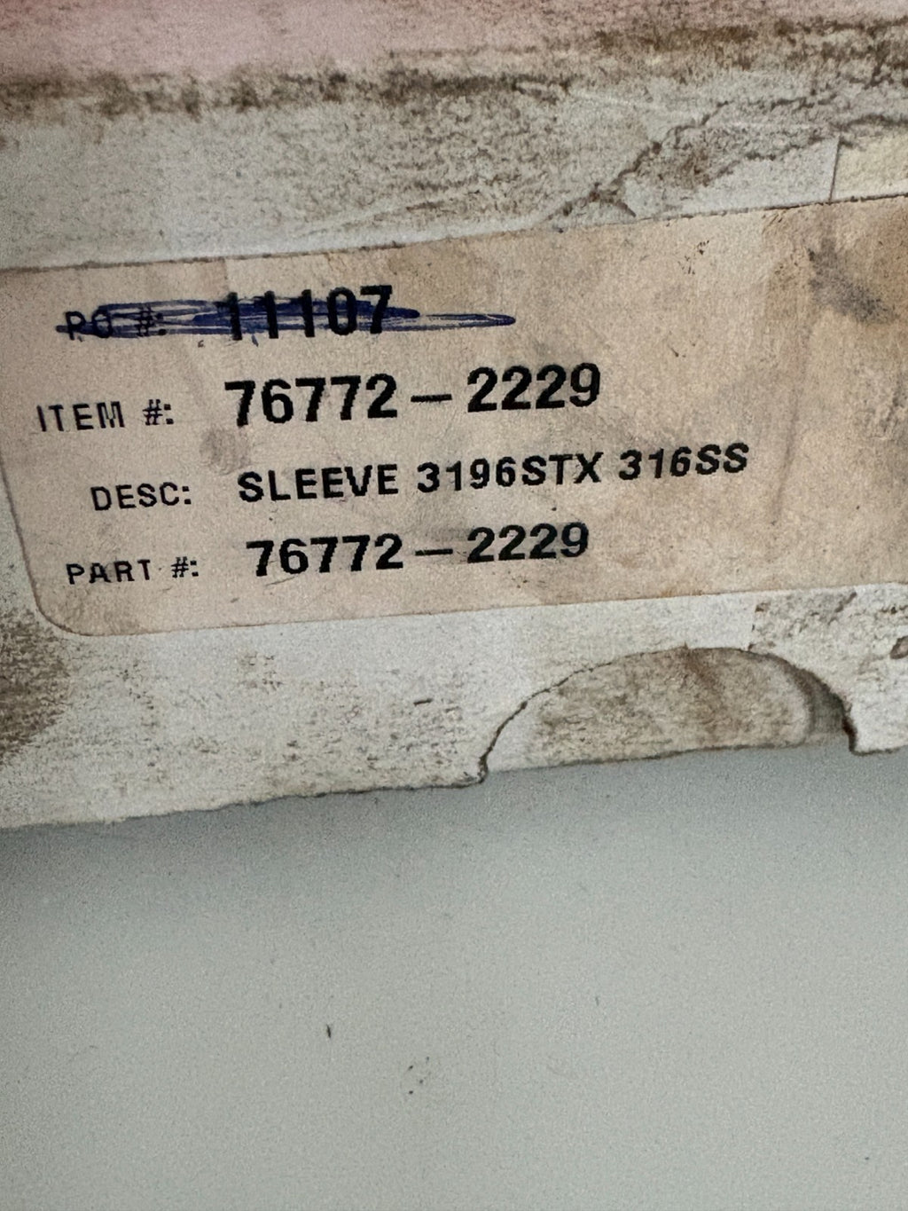 GOULD SHAFT SLEEVE STAINLESS 76772-2229
