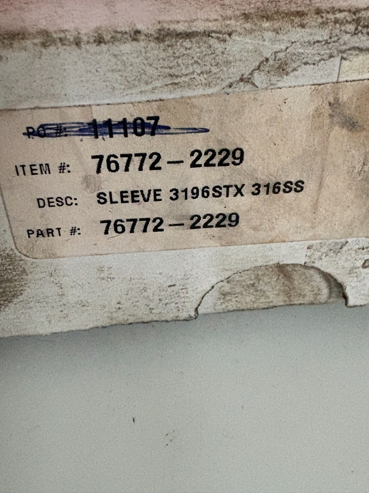GOULD SHAFT SLEEVE STAINLESS 76772-2229