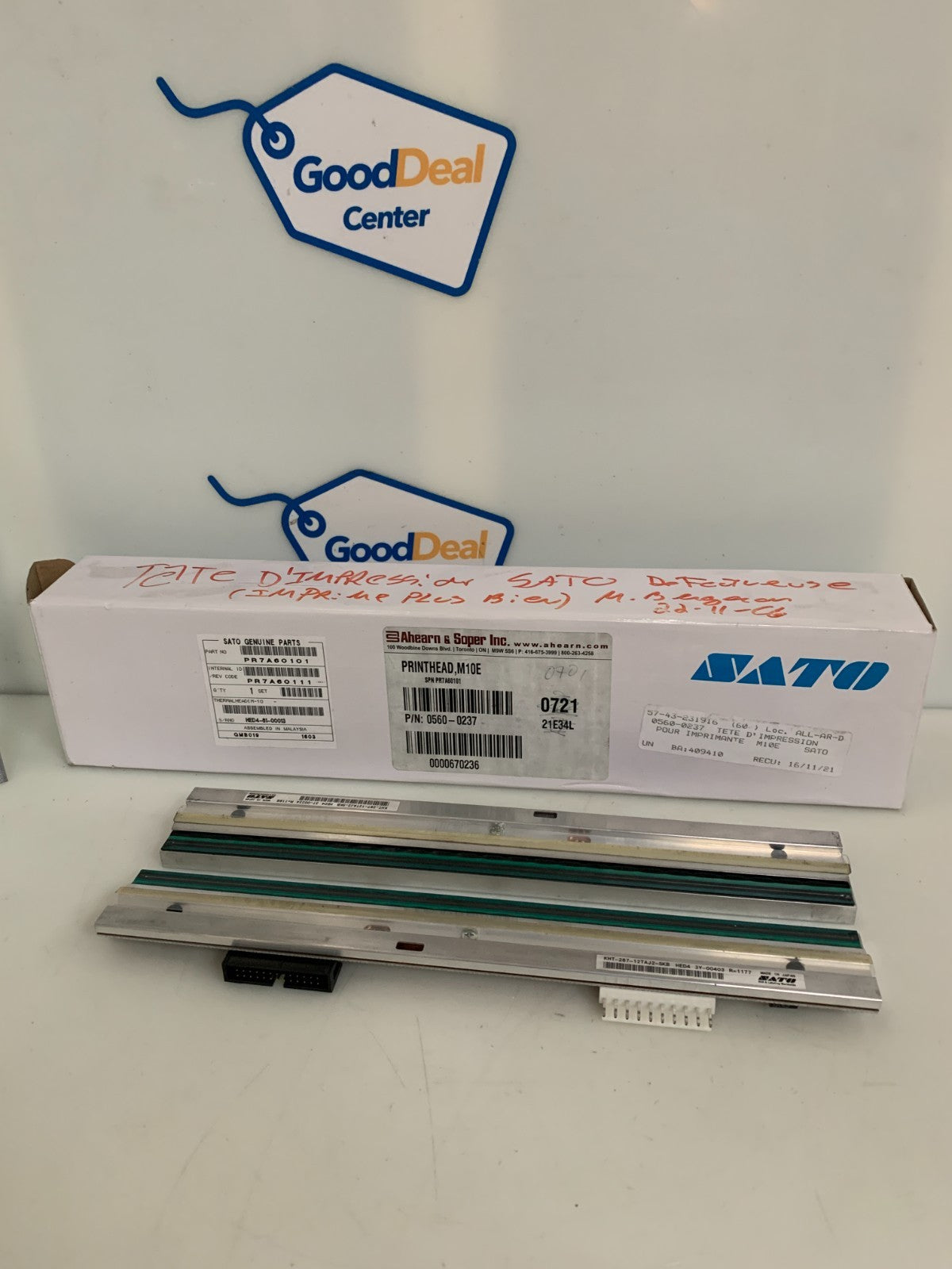 SATO M1OE THERMAL PRINT HEAD PR7A60101