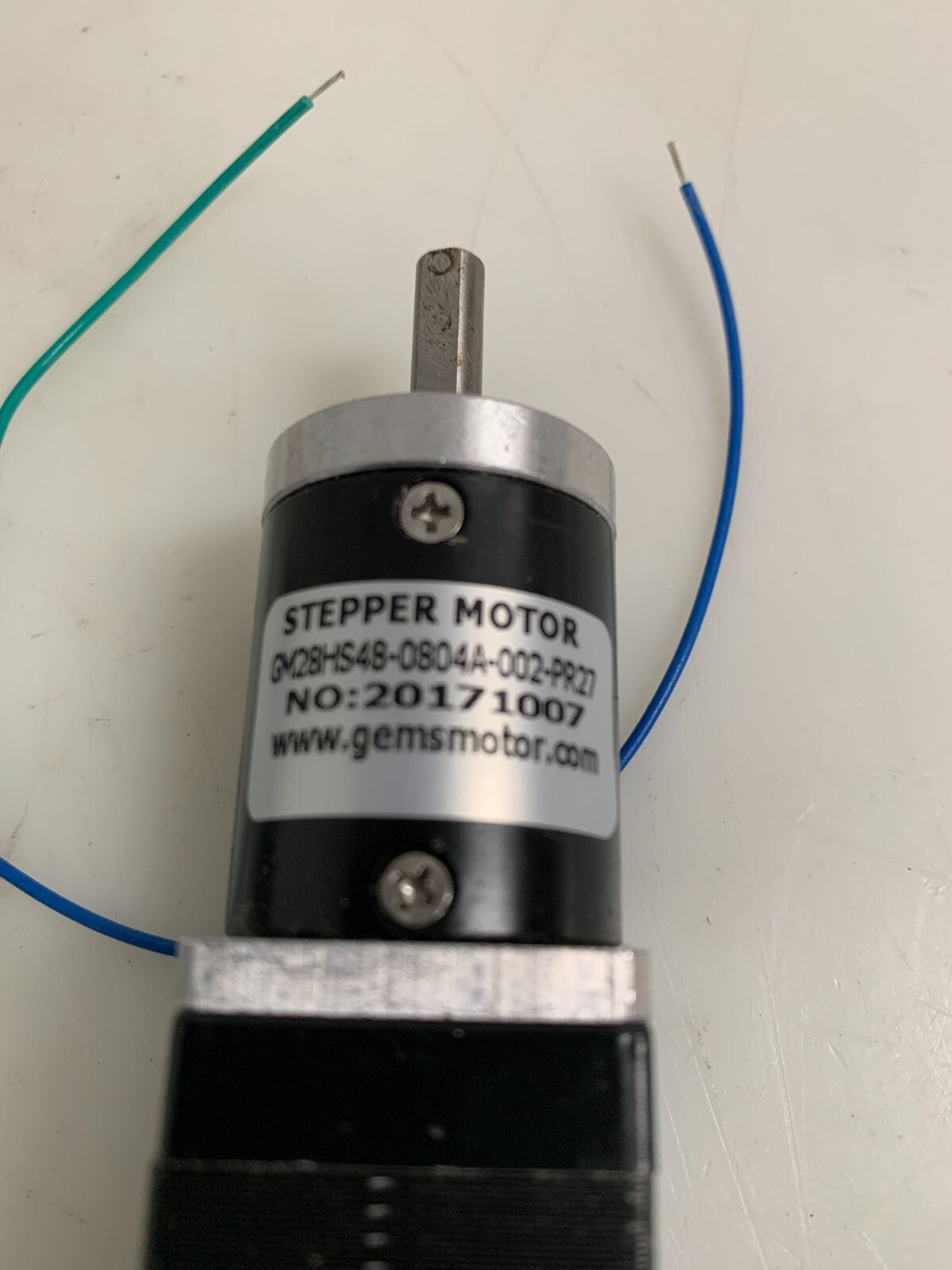 LOT OF 2 GEMS MOTOR STEPPER MOTOR GM28HS48-0804A-002-PR27